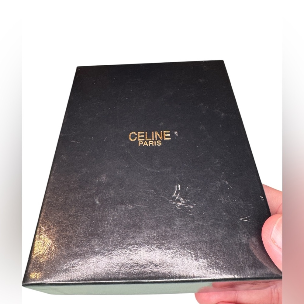Celine Vintage Macadam Triomphe Kisslock Wallet with Box - Picture 4 of 17